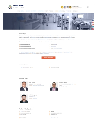 Best Neurologist in Coimbatore|Top Brain Specialists |Royal Care India