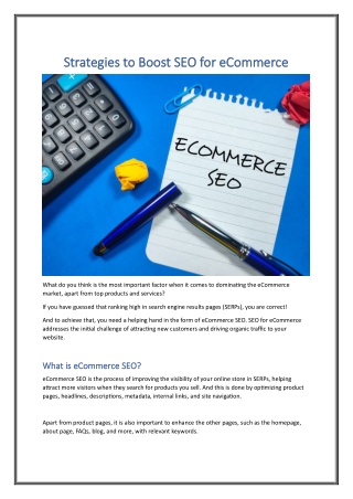 SEO Strategies Get Best Results for Ecommerce Store