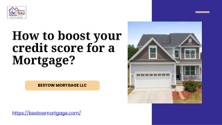 How to boost your credit score for a Mortgage