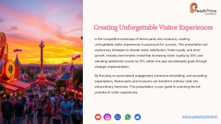 17. Creating Unforgettable Visitor Experiences