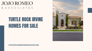 Turtle Rock Irvine Homes for Sale – Jo Jo Romeo And Associates