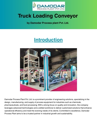 Truck Loading Conveyor