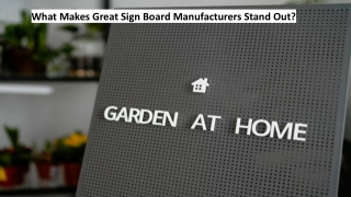 Sign Board Manufacturers in Chennai