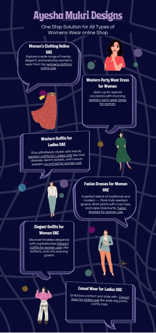 Shop Women's Clothing Online UAE - Women's Ouftits - Ayesha Mukri