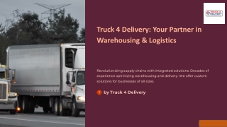 Reliable Warehousing and Logistics Services for Your Business