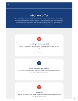 Business Strategy & Consulting Services