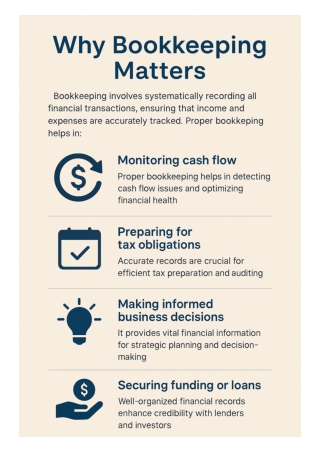 Why Bookkeeping Matters: A Quick Guide for Small Businesses
