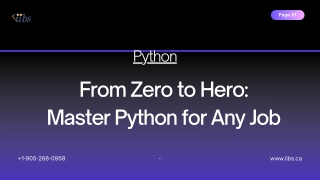 From Zero to Hero: Master Python for Any Job