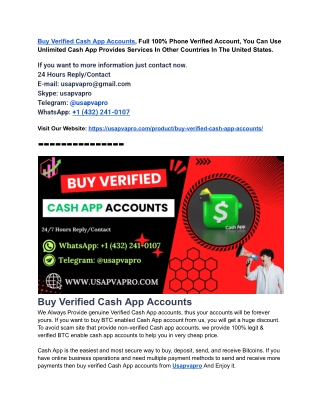 Top 5 Trustable Marketplace to Buy Verified Cash App Accounts