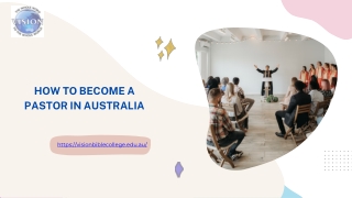 How to Become a Pastor in Australia