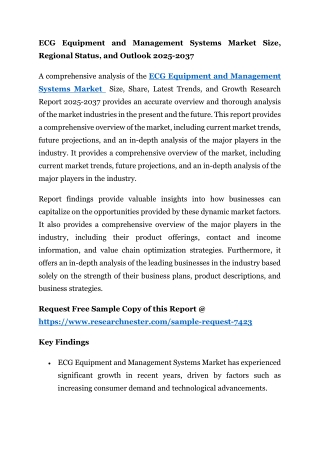 ECG Equipment and Management Systems Market