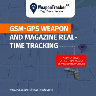 GSM GPS Weapon and Magazine real time tracking