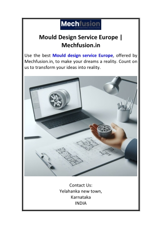 Mould Design Service Europe  Mechfusion.in