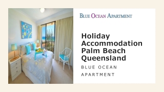 Holiday Accommodation Palm Beach