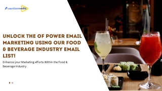food-beverage-industry-email-list pdf