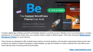 Dream Website with Top Rated Multipurpose Responsive WordPress Themes.PPTX