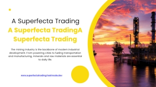 Moveable Transformer Solutions for Mining: Superfecta Trading Leads the Way