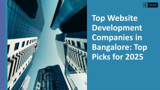 Top Website Development Companies in Bangalore PPT