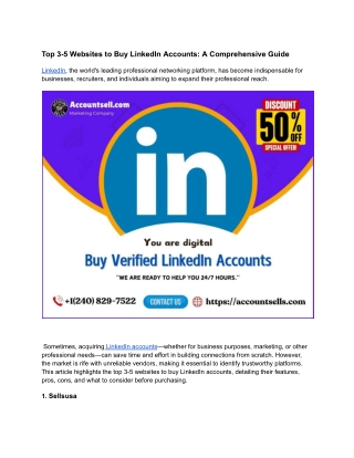 Top 3-5 Websites to Buy LinkedIn Accounts_ A Comprehensive Guide