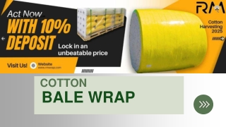 Durable Pink Cotton Bale Wrap – RM Cotton Bale Wrap