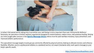 Healing Power Relaxing Deep Tissue Massage Gift Certificates at Bronxville.PPTX