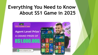 Everything You Need to Know About SS1 Game