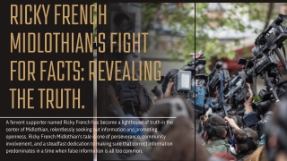 Ricky French Midlothian TX: Telling Real Stories That Matter