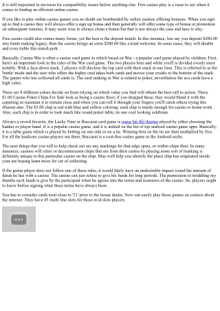 5 Eco-Friendly Make Money At An Online Casino