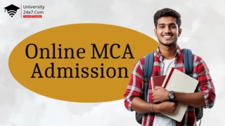 Online MCA Admission University 24x7