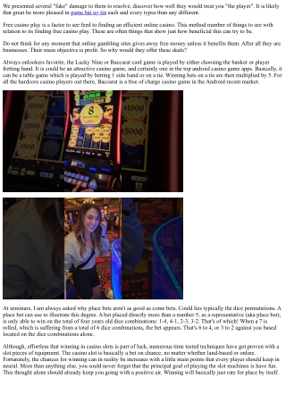 Evaluating A Casinos Website