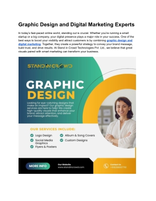 Graphic Design and Digital Marketing Experts