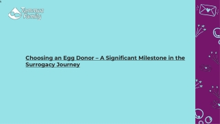 Choosing an Egg Donor – A Significant Milestone in the Surrogacy Journey