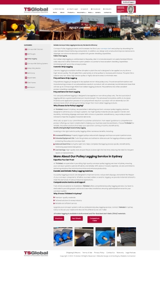 Conveyor Pulley Lagging Solutions