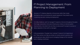 Technical Project Manager | Infrastructure & Software Solutions Expert