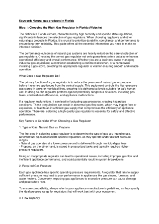 Best propane and natural gas products in Florida