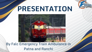 Get timely oxygen during the trip with  Falc Emergency Train Ambulance Services in Ranchi & Patna.