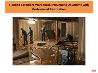 Flooded Basement Warehouse: Preventing Downtime with Professional Restoration