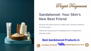 Sandalwood ,Your Skin's New Best Friend