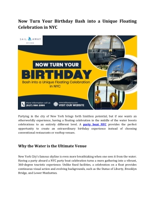 Now Turn Your Birthday Bash into a Unique Floating Celebration in NYC (4)