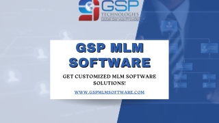 Free MLM Software Download - GSP MLM Software