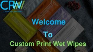 Individual Wet Wipes Restaurant