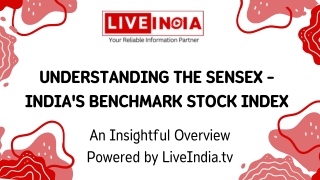 Understanding Sensex India Benchmark Stock Market Index