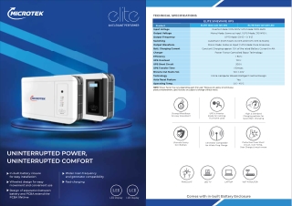 Elite 1500 LCD 12V SW