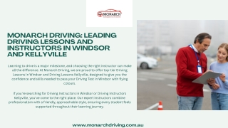 Expert Driving Lessons in Windsor & Kellyville | Professional Driving Instructor