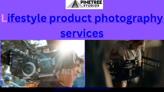 Lifestyle product photography services
