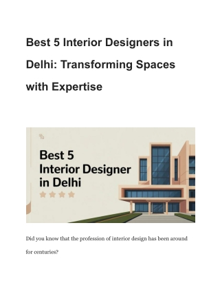interior designer in delhi