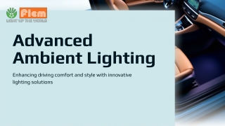 Automotive Lighting Systems Technology, Trends & Innovation