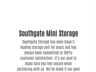 Southgate Mini Storage