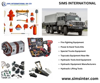 Comprehensive Fire Fighting Equipment for Enhanced Safety