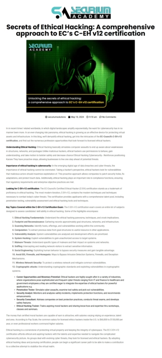 Secrets of Ethical Hacking